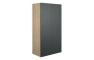 Eden 600mm Standard 2 Door Storage Unit - Matt Graphite Grey (Oak Cab)