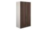 Eden 600mm Standard 2 Door Storage Unit - Warm Walnut (Grey Cab)