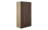Eden 600mm Standard 2 Door Storage Unit - Warm Walnut (Oak Cab)