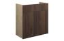 Eden 600mm Standard Basin Unit - Warm Walnut (Oak Cab)