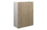 Eden 600mm Standard WC Unit - Havana Oak (Grey Cab)