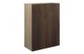 Eden 600mm Standard WC Unit - Warm Walnut (Oak Cab)