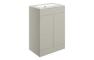 Morino 610mm Floor Standing 2 Door Basin Unit & 0TH Basin - Matt Latte