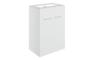 Sabanto 610mm Floor Standing 2 Door Basin Unit & 0TH Thin Edge Basin - White Gloss