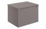 Sight 610mm Wall Hung 1 Drawer Basin Unit & Worktop - Matt Taupe