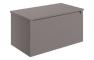 Sight 810mm Wall Hung 1 Drawer Basin Unit & Worktop - Matt Taupe