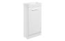 Stafford 410mm Floor Standing 1 Door Cloakroom Basin Unit w/1TH Basin - Matt White