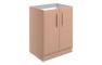 Stafford 600mm Floor Standing 2 Door Basin Unit (No Top) - Matt Apricot