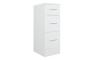 Tarassa 300mm 3 Drawer Base Unit - White Gloss