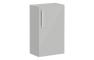 VitrA Root Flat 40cm 1 Door Slim Lower/Base Unit (RH Hinge) - Shiny Pearl Grey
