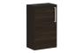 VitrA Root Flat 40cm 1 Door Slim Lower/Base Unit (LH Hinge) - Walnut