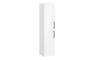 VitrA Root Flat 40cm 2 Door Tall Unit (LH Hinge) - High Gloss White