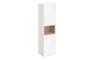 VitrA Root Flat 40cm 2 Door Semi-Tall Unit w/Laundry Basket (RH Hinge) - High Gloss White
