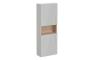 VitrA Root Flat 55cm 2 Door Semi-Tall Unit (LH Hinge) - Shiny Pearl Grey