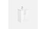 VitrA Zentrum 60cm 2 Drawer F/S Washbasin Unit - High Gloss White