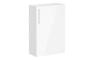 VitrA Root Flat 55cm 1 Door Slim Lower/Base Unit (RH Hinge) - High Gloss White