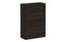 VitrA Root Flat 55cm 1 Door Slim Lower/Base Unit (LH Hinge) - Walnut