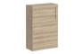 VitrA Root Flat 55cm 1 Door Slim Lower/Base Unit (LH Hinge) - Natural Oak