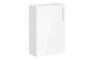 VitrA Root Flat 55cm 1 Door Slim Lower/Base Unit (LH Hinge) - High Gloss White
