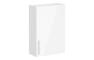 VitrA Root Flat 60cm 1 Door Upper/Wall Unit (RH Hinge) - High Gloss White