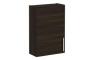 VitrA Root Flat 60cm 1 Door Upper/Wall Unit (LH Hinge) - Walnut