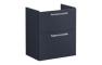 VitrA Root Flat 60cm 2 Drawer Slim Washbasin Unit - Matt Dark Blue