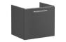 VitrA Root Flat 60cm 1 Drawer Washbasin Unit - Matt Storm Grey