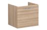 VitrA Root Flat 60cm 1 Drawer Washbasin Unit - Natural Oak