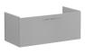 VitrA Root Flat 100cm 1 Drawer Washbasin Unit - Matt Rock Grey