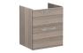 VitrA Root Flat 60cm 2 Drawer Washbasin Unit - Cordoba