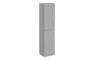 VitrA Root Flat 40cm 2 Door Tall Unit (LH Hinge) - Matt Rock Grey