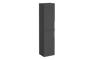 VitrA Root Flat 40cm 2 Door Tall Unit (LH Hinge) - Matt Storm Grey