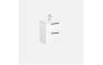 VitrA Zentrum Compact 60cm 2 Drawer W/H Washbasin Unit - High Gloss White