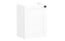 VitrA Root Classic 40cm 1 Door Wall Hung Slim Washbasin Unit (LH Hinge) - Matt White
