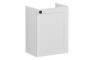 VitrA Root Classic 40cm 1 Door Wall Hung Slim Washbasin Unit (RH Hinge) - Matt Light Grey