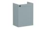 VitrA Root Classic 40cm 1 Door Wall Hung Slim Washbasin Unit (RH Hinge) - Matt Fjord Green