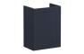 VitrA Root Classic 40cm 1 Door Wall Hung Slim Washbasin Unit (RH Hinge) - Matt Dark Blue