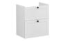 VitrA Root Classic 60cm 2 Drawer Slim Washbasin Unit - Matt Light Grey