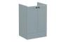 VitrA Root Classic 60cm 2 Door Floor Standing Washbasin Unit - Matt Fjord Green
