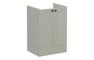 VitrA Root Classic 60cm 2 Door Floor Standing Washbasin Unit - Matt Retro Green