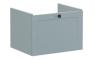 VitrA Root Classic 60cm 1 Drawer Washbasin Unit - Matt Fjord Green