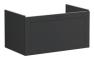 VitrA Root Classic 80cm 1 Drawer Washbasin Unit - Matt Graphite