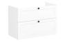VitrA Root Classic 100cm 2 Drawer Washbasin Unit - Matt White