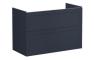 VitrA Root Classic 100cm 2 Drawer Washbasin Unit - Matt Dark Blue