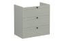 VitrA Root Classic 80cm 3 Drawer Washbasin Unit - Matt Retro Green