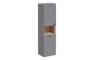 VitrA Root Classic 40cm 2 Door Semi-Tall Unit w/Laundry Basket (LH Hinge) - Matt Grey