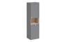 VitrA Root Classic 40cm 2 Door Semi-Tall Unit w/Laundry Basket (RH Hinge) - Matt Grey