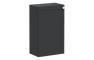 VitrA Root Classic 40cm 1 Door Slim Lower/Base Unit (LH Hinge) - Matt Graphite