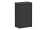 VitrA Root Classic 40cm 1 Door Slim Lower/Base Unit (RH Hinge) - Matt Graphite
