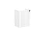 VitrA Root Groove 40cm 1 Door Wall Hung Slim Washbasin Unit (LH Hinge) - Matt White